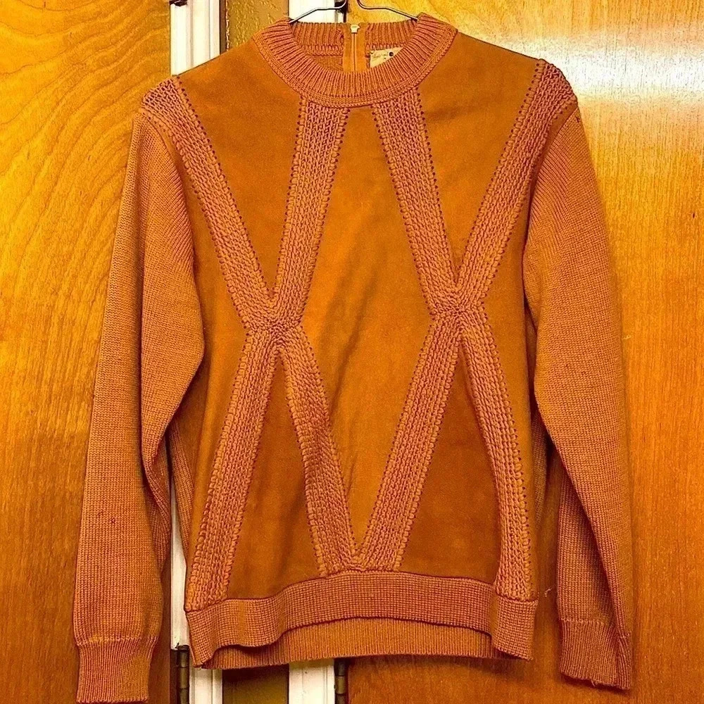 Wool & Suede Sweater